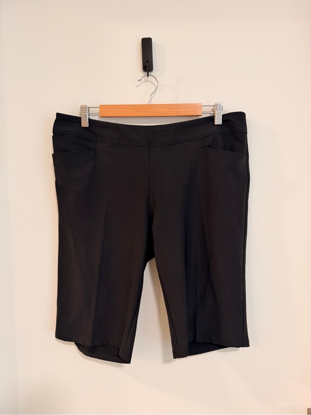 adidas Women's Black Athletic Bike Shorts with Pockets